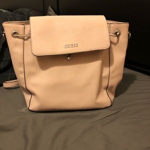 Guess light pink backpack